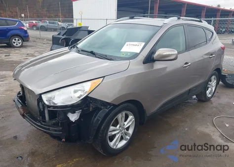 2013 Hyundai Tucson Gls из США, поврежденный, VIN KM8JUCAC8DU672899